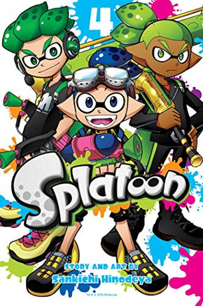 Splatoon Vol 4 Manga - The Mage's Emporium Viz Media Used English Manga Japanese Style Comic Book