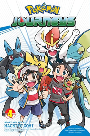 Pokemon Journeys Vol 4 Manga - The Mage's Emporium Viz Media Used English Manga Japanese Style Comic Book