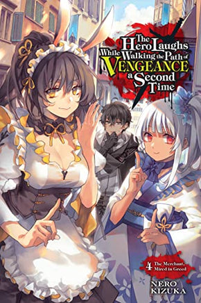 The Hero Laughs While Walking The Path Of Vengence Novel Vol 4 - BRAND NEW CONDITION Manga - The Mage's Emporium Yen Press Used English Manga Japanese Style Comic Book