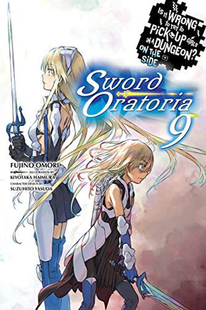 Is Wrong Pick Girls Dungeon Sword Oratoria Light Novel Vol 09 - BRAND NEW CONDITION Light Novel - The Mage's Emporium Yen Press Used English Light Novel Japanese Style Comic Book