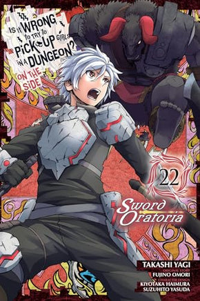 Is Wrong Pick Up Girls Dungeon Sword Oratoria Vol 22 - BRAND NEW CONDITION Manga - The Mage's Emporium Yen Press Used English Manga Japanese Style Comic Book