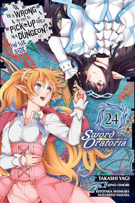 Is Wrong Pick Up Girls Dungeon Sword Oratoria Vol 24 - BRAND NEW CONDITION Manga - The Mage's Emporium Yen Press Used English Manga Japanese Style Comic Book
