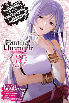 Is Wrong Pick Up Girls Dungeon Familia Freya Vol 03 - BRAND NEW CONDITION Manga - The Mage's Emporium Yen Press Used English Manga Japanese Style Comic Book