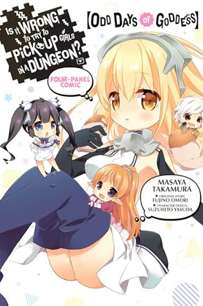 Is Wrong Pick Up Girls Dungeon Odd Days Of Goddess  - BRAND NEW CONDITION Manga - The Mage's Emporium Yen Press Used English Manga Japanese Style Comic Book