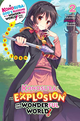 Konosuba Explosion On World Light Novel Vol 02 - BRAND NEW CONDITION Light Novel - The Mage's Emporium Yen Press Used English Light Novel Japanese Style Comic Book