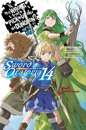 Is Wrong Pick Girls Dungeon Sword Oratoria Light Novel Vol 14 light novel cover