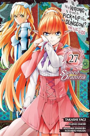 Is Wrong Pick Up Girls Dungeon Sword Oratoria Vol 27 manga cover