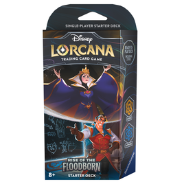 Disney Lorcana TCG: Rise of the Floodborn Starter - Evil Queen and Gaston (Amber/Sapphire deck)