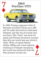 Classic American Rides Playing Cards