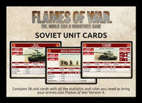 Flames of War: Late War Soviet Unit Cards