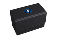Vanguard Tactics | Dark Blue | Wargaming & Datasheet Box | Baron's Coin™ Compatible