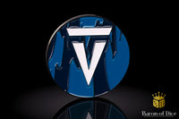 Vanguard Tactics | Dark Blue | Wargaming & Datasheet Box | Baron's Coin™ Compatible