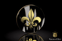 Fleur De Lis | Heritage | Metal Combat Gauge | Baron Coin™ Compatible
