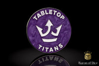 Tabletop Titans | Purple | Metal Combat Gauge | Baron Coin™ Compatible