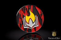 Scorched Book | Wargaming & Datasheet Box | Baron's Coin™ Compatible