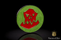 Orc | Red | Wargaming & Datasheet Box | Baron's Coin™ Compatible