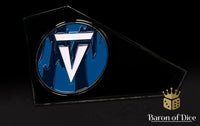 Metal Combat Gauge | Baron Coin™ Compatible | Vanguard Tactics | Dark Blue