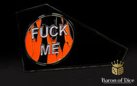 F**k Me | Silver | Metal Combat Gauge | Baron Coin™ Compatible