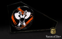Skull Grinders | Black Lava | Metal Combat Gauge | Baron Coin™ Compatible