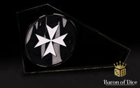 Knights Templar | Black | Metal Combat Gauge | Baron Coin™ Compatible