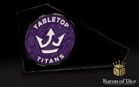 Tabletop Titans | Purple | Metal Combat Gauge | Baron Coin™ Compatible