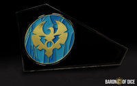Cygnar Storm Legion | Metal Combat Gauge | Warmachine | Baron Coin™ Compatible