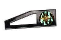 Eye of Chaos | Aquamarine | Metal Combat Gauge | Baron Coin™ Compatible