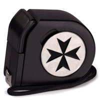 Templar | White | Wargaming Tape Measure | Baron's Coin™ Compatible