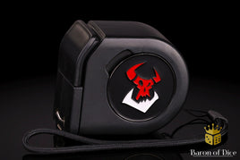 Orc | Black | Wargaming Tape Measure | Baron's Coin™ Compatible