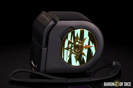 Eye of Chaos | Aquamarine | Wargaming Tape Measure | Baron's Coin™ Compatible