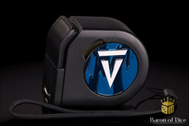 Vanguard Tactics | Dark Blue | Wargaming Tape Measure | Baron's Coin™ Compatible