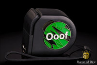 Wargaming Tape Measure | Baron's Coin™ Compatible | Ooof | Green