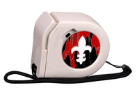 Fleur De Lis | Red | Wargaming Tape Measure | Baron's Coin™ Compatible