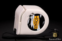 Orange Coffin | Wargaming Tape Measure | Baron's Coin™ Compatible
