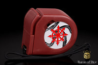 Marbled Chaos Star | Wargaming Tape Measure | Baron's Coin™ Compatible