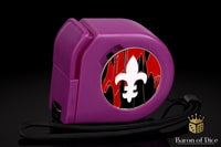 Fleur De Lis | Red | Wargaming Tape Measure | Baron's Coin™ Compatible
