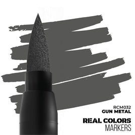 AK Interactive Markers: Real Colors Markers - Gun Metal