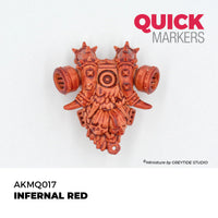 AK Interactive Markers: Quick Markers - Infernal Red