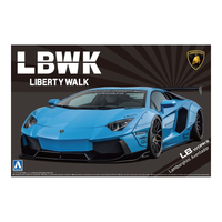 Aoshima: 1/24 LB-Works Lamborghini Aventador Ver. 1 Scale Model Kit #17