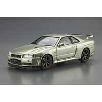 Aoshima: 1/24 Nissan BNR34 Skyline GT-R V-SpecII Nur. '02 Scale Model Kit #134