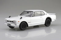 KPGC10 SKYLINE HT 2000GT-R 1971 White Model Kit
