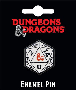 Dungeons & Dragons: 20 Sided Die Enamel Pin