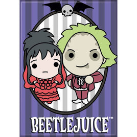 Beetlejuice: Beetlejuice and Lydia Chibi Magnet