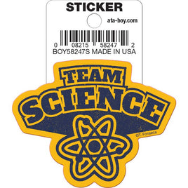 Tobe Fonseca: Team Science Atom Die Cut Vinyl Sticker - 3"