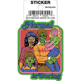 Steven Rhodes: Normal Is Boring Die Cut Vinyl Sticker - 3"