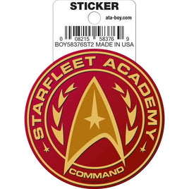 Ata-Boy Stickers: Die Cut Vinyl Sticker - 3" - Star Trek - Starfleet Academy Command