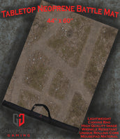 Abandoned Town | Neoprene Battle Mat with Bag | Baron of Dice