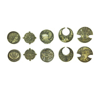 Adventure Coins – Elven Metal Coins Elf Set of 10