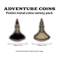 Adventure Coins - Potion Metal Coins Variety Pack