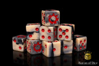 Alien Dice | Beige & Red